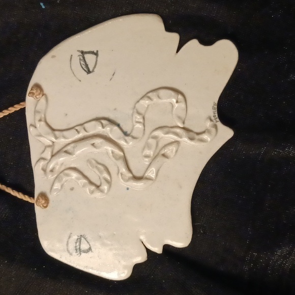 Porcelain Necklace or Wall Hanging - Picture 3 of 5